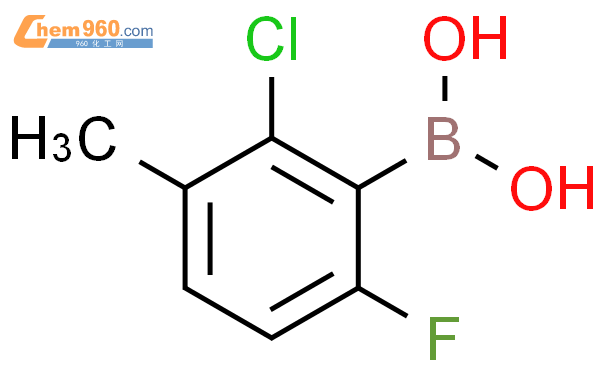 (2-chloro-6-fluoro-3-methylphenyl)boronic acid