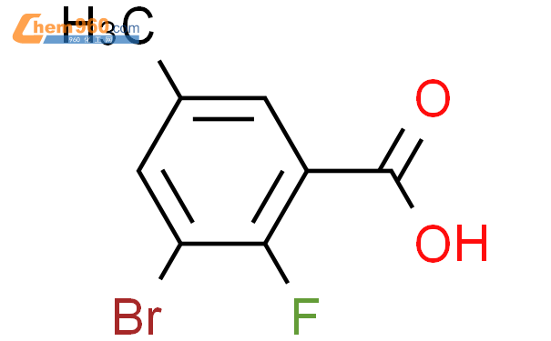 3-溴-2-氟-5-甲基苯甲酸