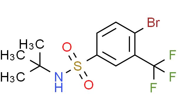 4-Bromo-N-(tert-butyl)-3-(trifluoromethyl)-benzenesulfonamide