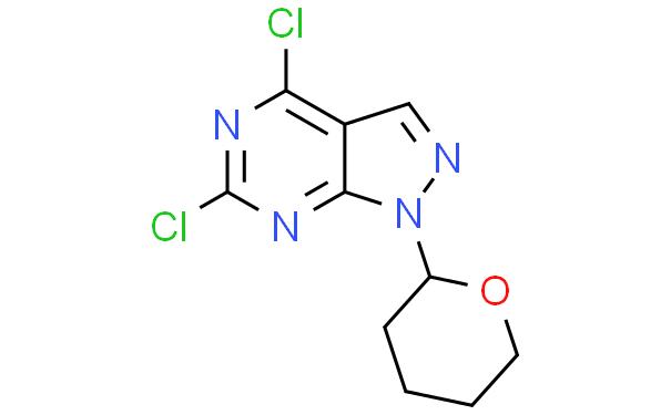 4,6-Dichloro-1-(tetrahydro-2H-pyran-2-yl)-1H-pyrazolo[3,4-d]pyrimidine