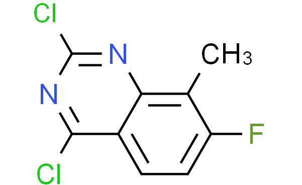 2,4-二氯-7-氟-8-甲基喹唑啉