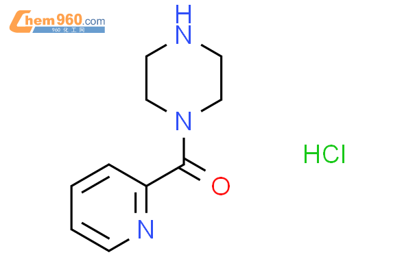 1-Piperazinyl(2-pyridinyl)methanone hydrochloride