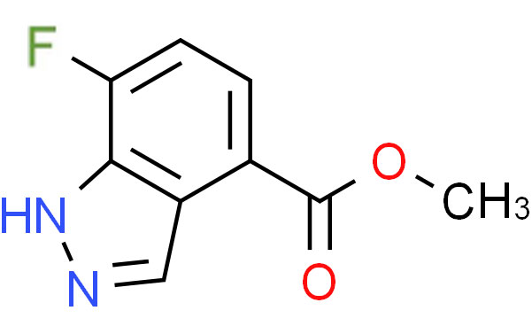 1H-Indazole-4-carboxylic acid, 7-fluoro-, Methyl ester