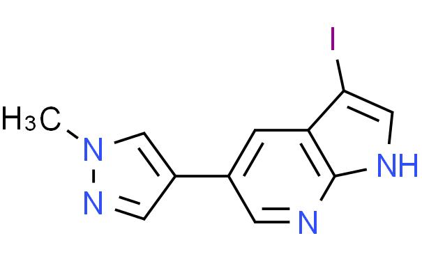 3-碘-5-(1-甲基-1H-吡唑-4-基)-1H-吡咯并[2,3-B]吡啶