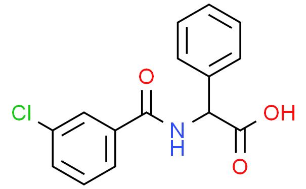 Benzeneacetic acid, α-[(3-chlorobenzoyl)amino]-