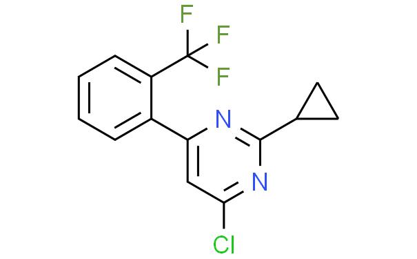 4-chloro-2-cyclopropyl-6-(2-(trifluoroMethyl)phenyl)pyriMidine
