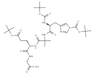 Boc-His（Boc）-Aib-Glu（OtBu）-Gly-OH