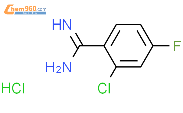 2-CHLORO-4-FLUORO-BENZAMIDINE HYDROCHLORIDE