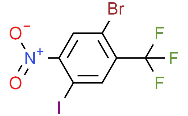 1-Bromo-4-iodo-5-nitro-2-(trifluoromethyl)benzene