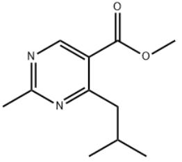 5-Pyrimidinecarboxylic acid, 2-methyl-4-(2-methylpropyl)-, methyl ester