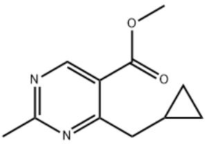 5-Pyrimidinecarboxylic acid, 4-(cyclopropylmethyl)-2-methyl-, methyl ester