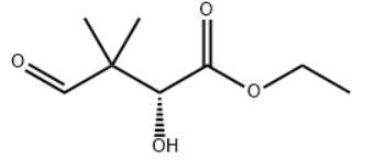 Butanoic acid, 2-hydroxy-3,3-dimethyl-4-oxo-, ethyl ester, (2R)-