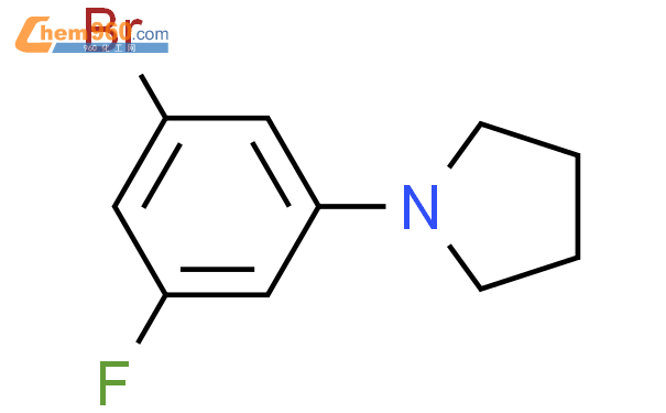 1-(3-bromo-5-fluorophenyl)pyrrolidine