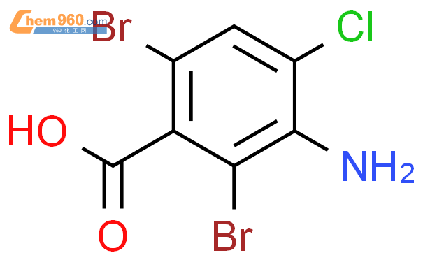 3-Amino-2,6-dibromo-4-chlorobenzoic acid