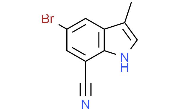 5-Bromo-3-methyl-1H-indole-7-carbonitrile