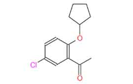 Ethanone, 1-[5-chloro-2-(cyclopentyloxy)phenyl]-