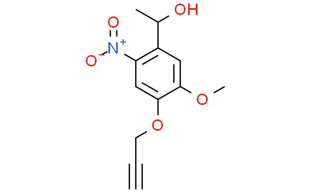 alpha-Methyl-5-methoxy-2-nitro-4-(2-propyn-1-yloxy)benzyl Alcohol