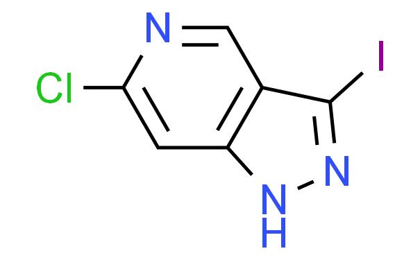 1H-PYRAZOLO[4,3-C]PYRIDINE, 6-CHLORO-3-IODO-