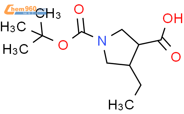 trans-1-(tert-Butoxycarbonyl)-4-ethylpyrrolidine-3-carboxylic acid