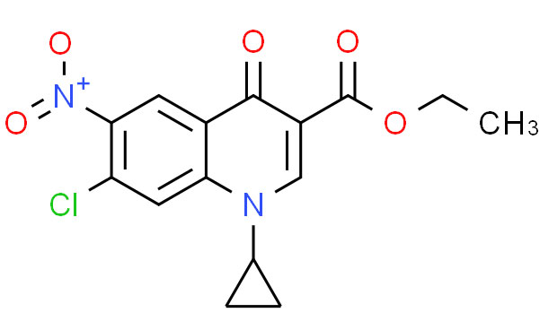 Ethyl 7-chloro-1-cyclopropyl-6-nitro-4-oxo-1,4-dihydro-3-quinolinecarboxylate