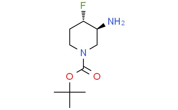 TERT-BUTYL (3S,4S)-3-AMINO-4-FLUOROPIPERIDINE-1-CARBOXYLATETERT-BUTYL (3S,4S)-3-AMINO-4-FLUOROPIPERIDINE-1-CARBOXYLATE