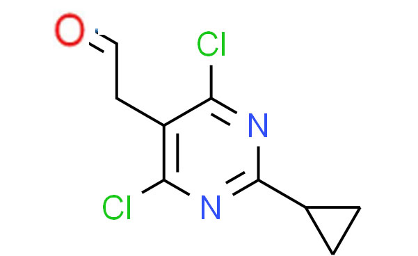 2-(4,6-Dichloro-2-cyclopropylpyrimidin-5-yl) acetaldehyde