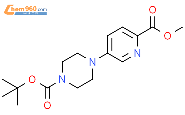 1-Piperazinecarboxylic acid, 4-[6-(methoxycarbonyl)-3-pyridinyl]-, 1,1-dimethylethyl ester