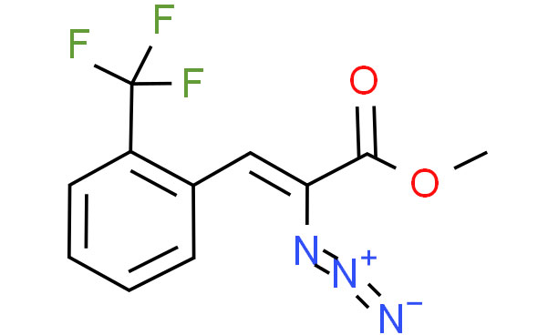 2-叠氮基-3-[2-(三氟甲基)苯基]丙-2-烯酸甲酯