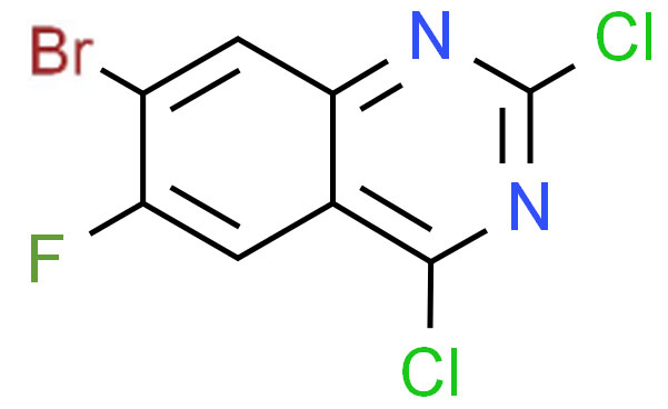 7-bromo-2,4-dichloro-6-fluoroquinazoline