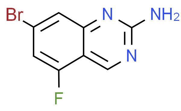 2-氨基-5-氟-7-溴喹唑啉