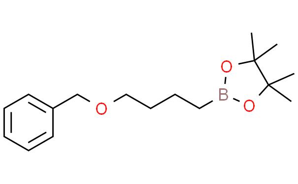 1,3,2-Dioxaborolane, 4,4,5,5-tetramethyl-2-[4-(phenylmethoxy)butyl]-