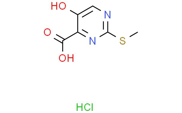 5-Hydroxy-2-methylsulfanyl-pyrimidine-4-carboxylic acid hydrochloride