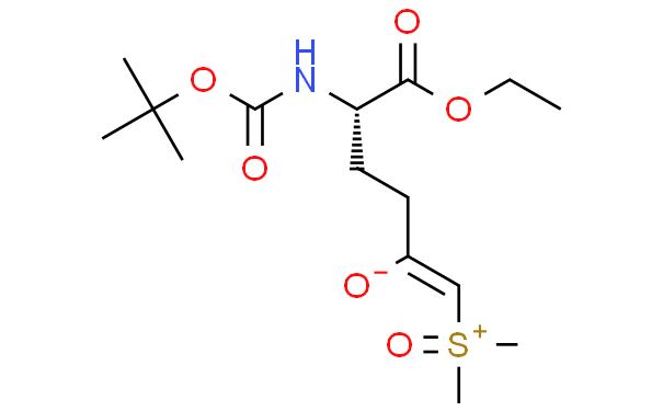 (S)-2 - ((叔丁氧基羰基)氨基)-6-(二甲基氢亚硫酰基)-5-羟基己-5-烯酸乙酯