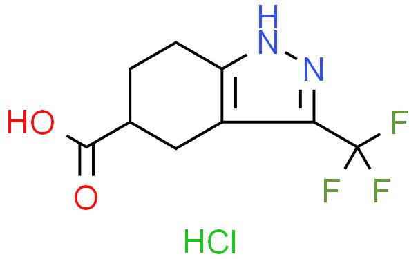 3-(三氟甲基)-4,5,6,7-四氢-1H-吲哚-5-羧酸乙酸盐