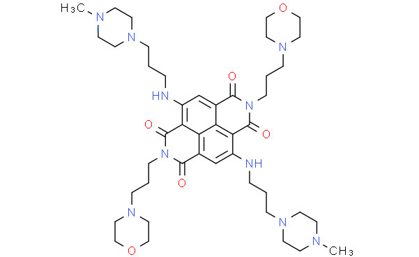 Benzo[lmn][3,8]phenanthroline-1,3,6,8(2H,7H)-tetrone, 4,9-bis[[3-(4-methyl-1-piperazinyl)propyl]amino]-2,7-bis[3-(4-morpholinyl)propyl]-