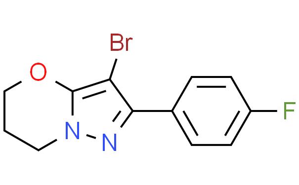 3-Bromo-2-(4-fluorophenyl)-6,7-dihydro-5H-pyrazolo[5,1-b][1,3]oxazine