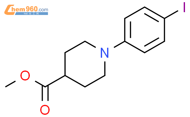 4-Piperidinecarboxylic acid, 1-(4-iodophenyl)-, methyl ester