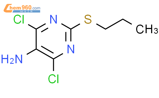 4,6-dichloro-2-propylthiopyrimidine-5-amine