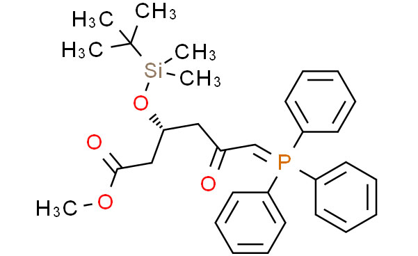 Methyl (3R)-3-(tert-butyldimethylsilyloxy)-5-oxo-6-triphenylphosphoranylidenehexanoate