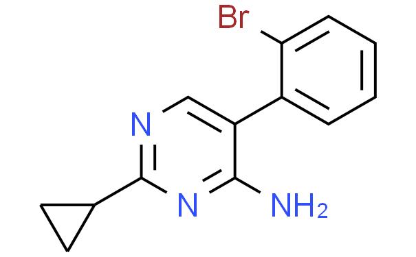 5-(2-溴苯基)-2-环丙基嘧啶-4-胺