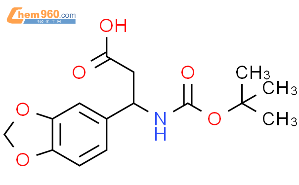 3-(1,3-Benzodioxol-5-yl)-3-[(tert-butoxycarbonyl)-amino]propanoic acid