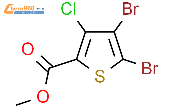 2-Thiophenecarboxylic acid, 4,5-dibromo-3-chloro-, methyl ester
