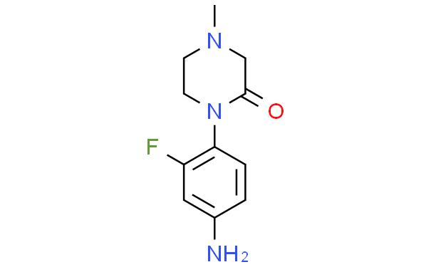 1-(4-氨基-2-氟苯基)-4-甲基哌嗪-2-酮