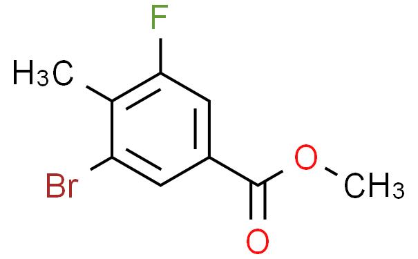 3-溴-5-氟-4-甲基苯甲酸甲酯