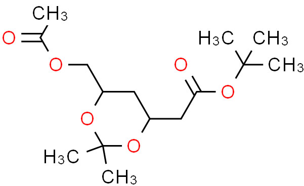 tert-Butyl (4R-cis)-6-[(acetyloxy)methyl]-2,2-dimethyl-1,3-dioxane-4-acetate