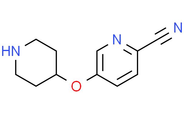 5-(piperidin-4-yloxy)pyridine-2-carbonitrile