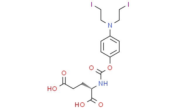 ((4-(Bis(2-iodoethyl)amino)phenoxy)carbonyl)-L-glutamic acid