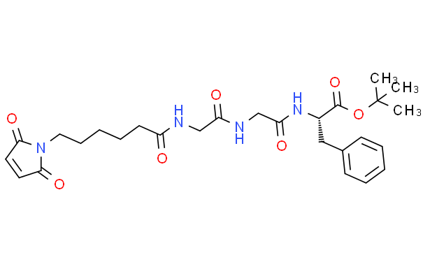 L-Phenylalanine, N-[6-(2,5-dihydro-2,5-dioxo-1H-pyrrol-1-yl)-1-oxohexyl]glycylglycyl-, 1,1-dimethylethyl ester
