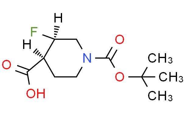 顺式-1-(叔丁氧基羰基)-3-氟哌啶-4-羧酸