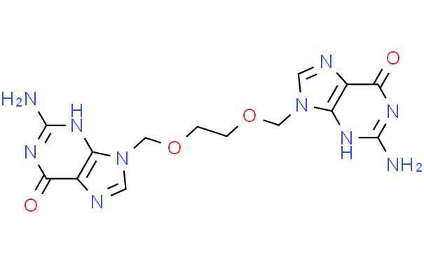 9,9′-[ethylenebis(oxymethylene)]bis(2-amino-1,9-dihydro-
6H-purin-6-one)